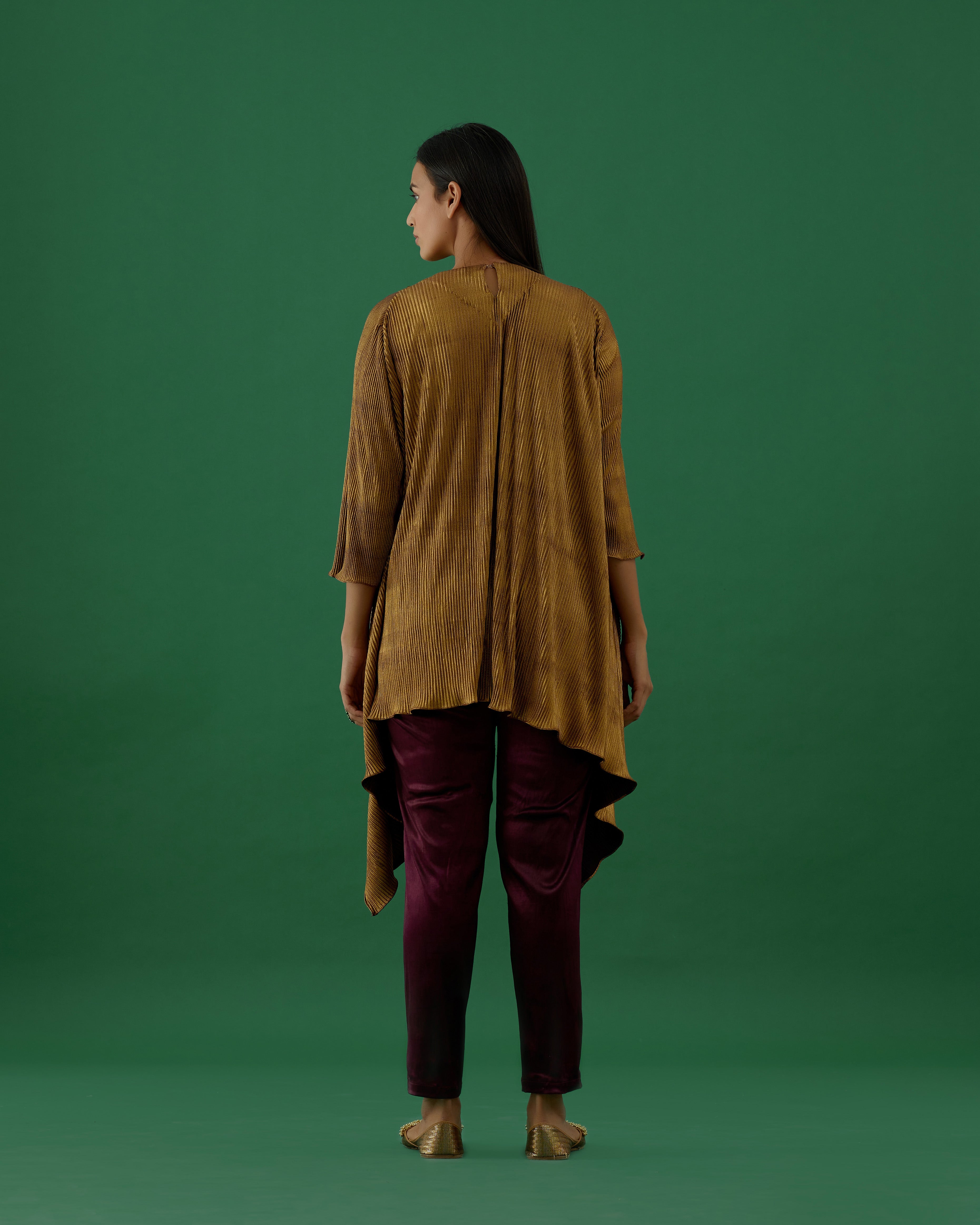 Bronze Embellished Tunic Set - 5elements