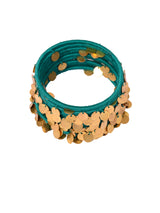 Nyara Bangle- Green (Gold) - 5elements