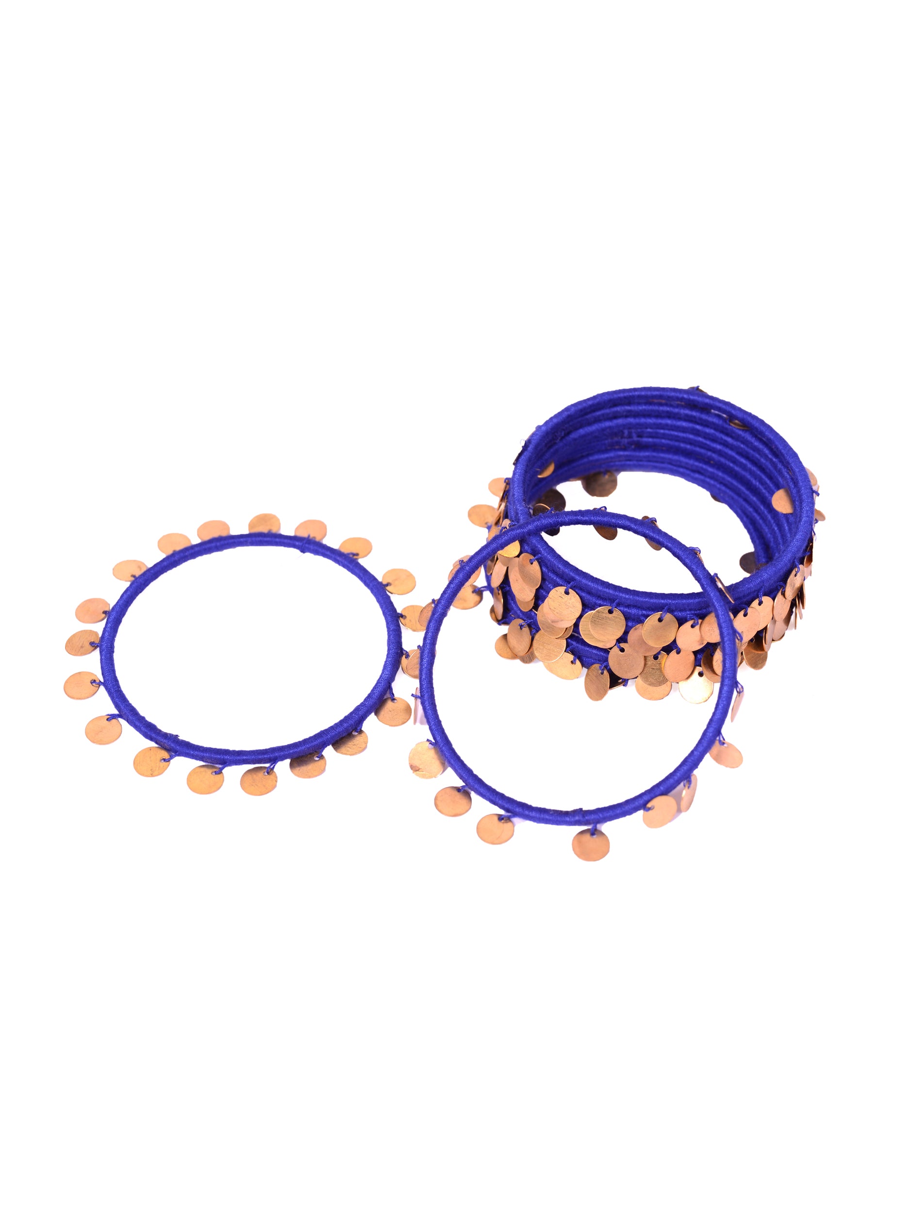 Nyara Bangle- Blue (Gold) - 5elements