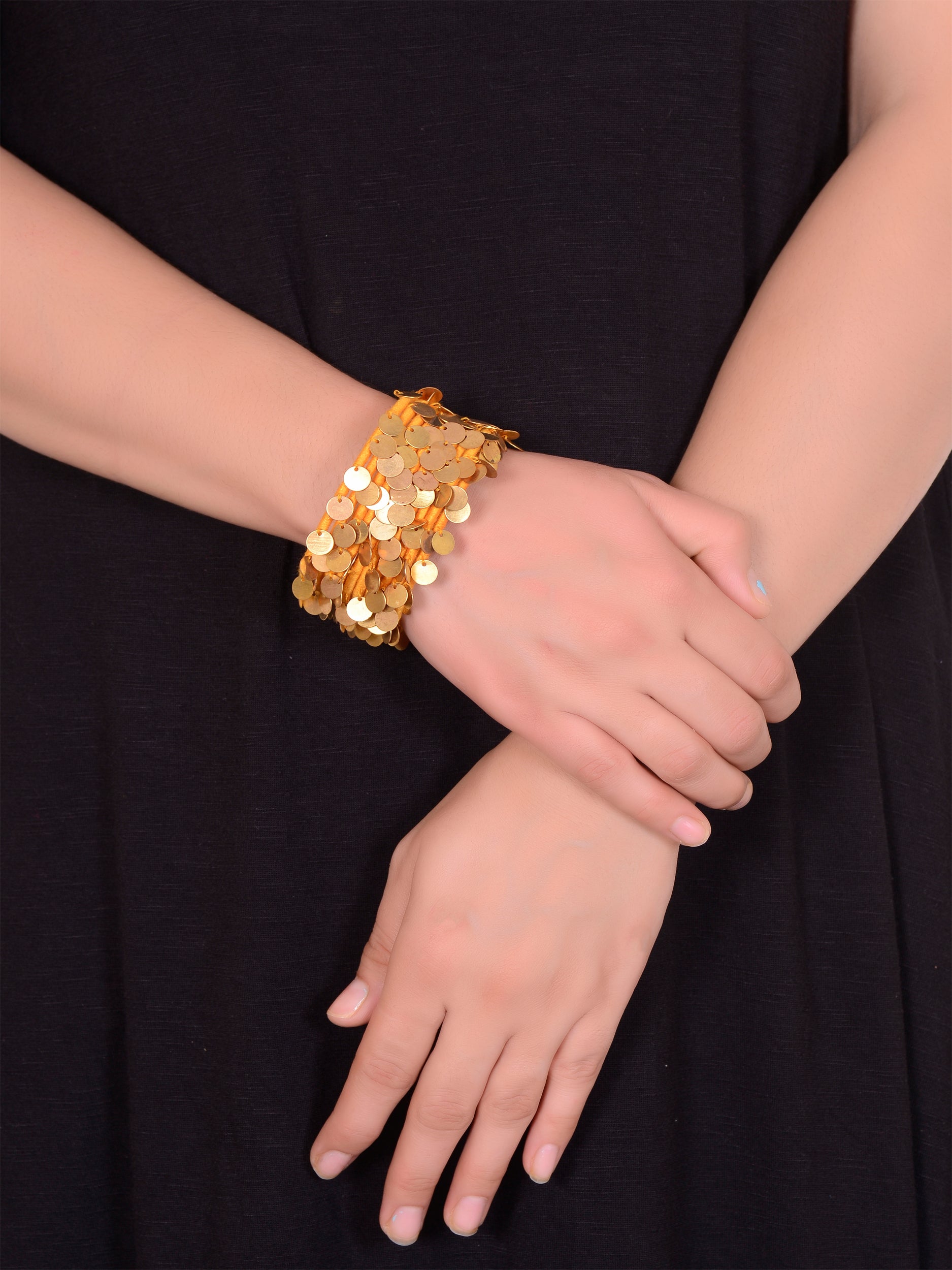 Nyara Bangle- Mustard (Gold) - 5elements