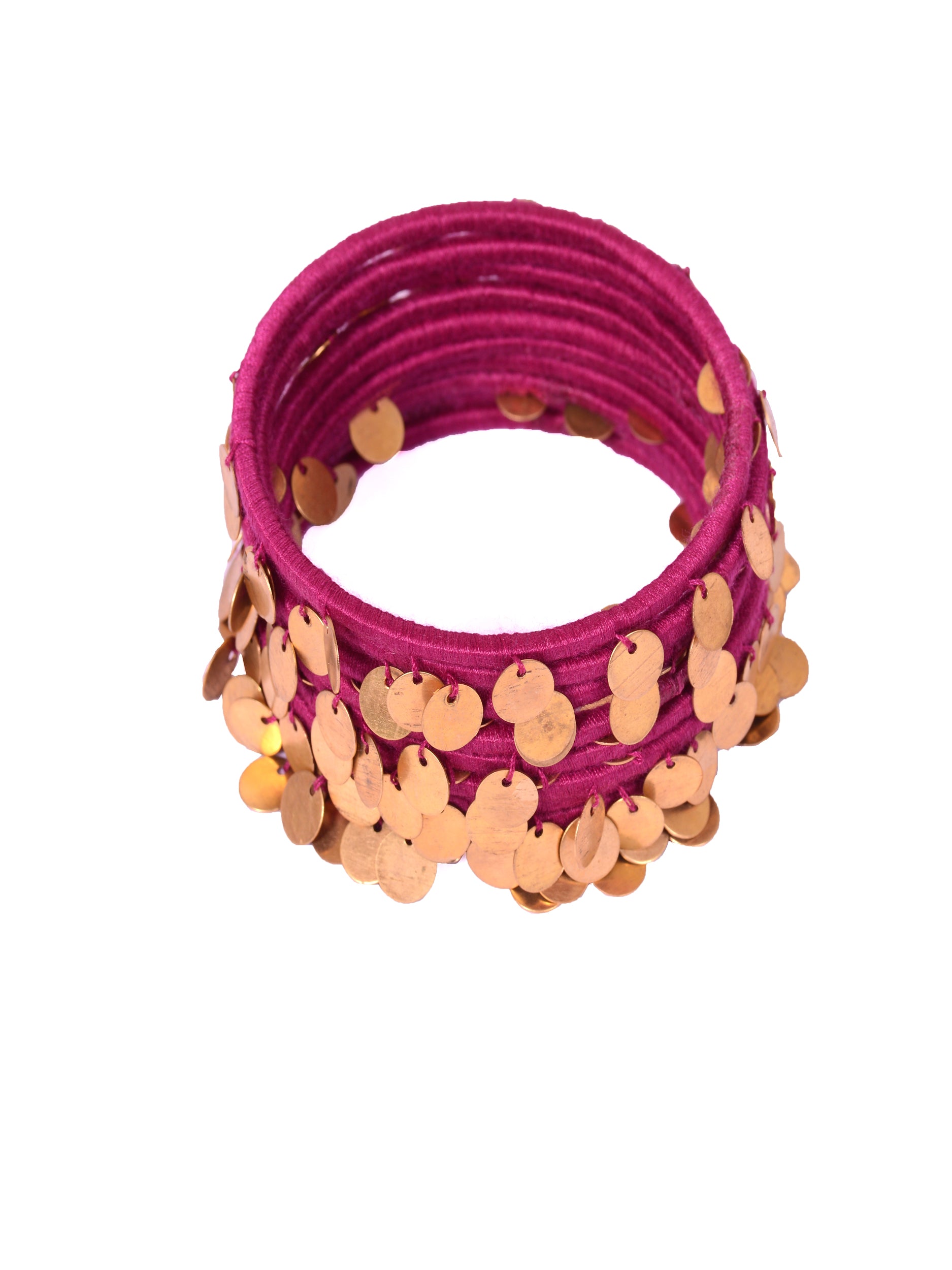 Nyara Bangle- Onion Pink (Gold) - 5elements