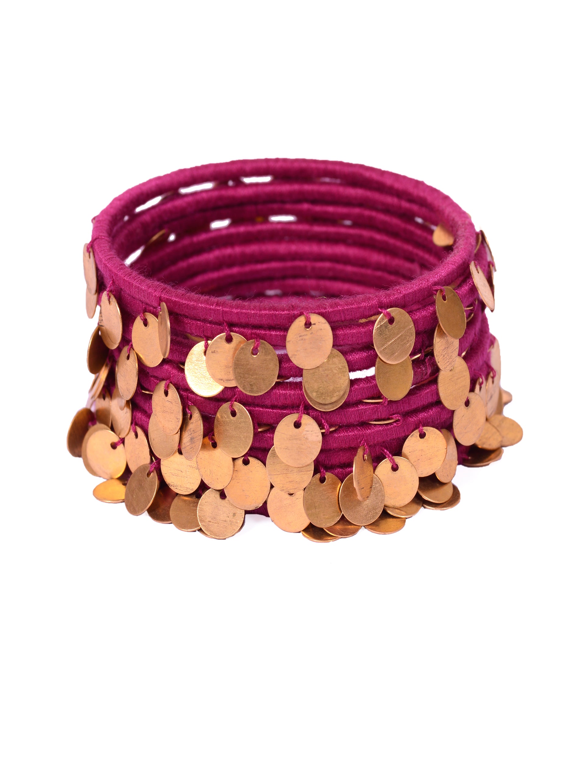 Nyara Bangle- Onion Pink (Gold) - 5elements