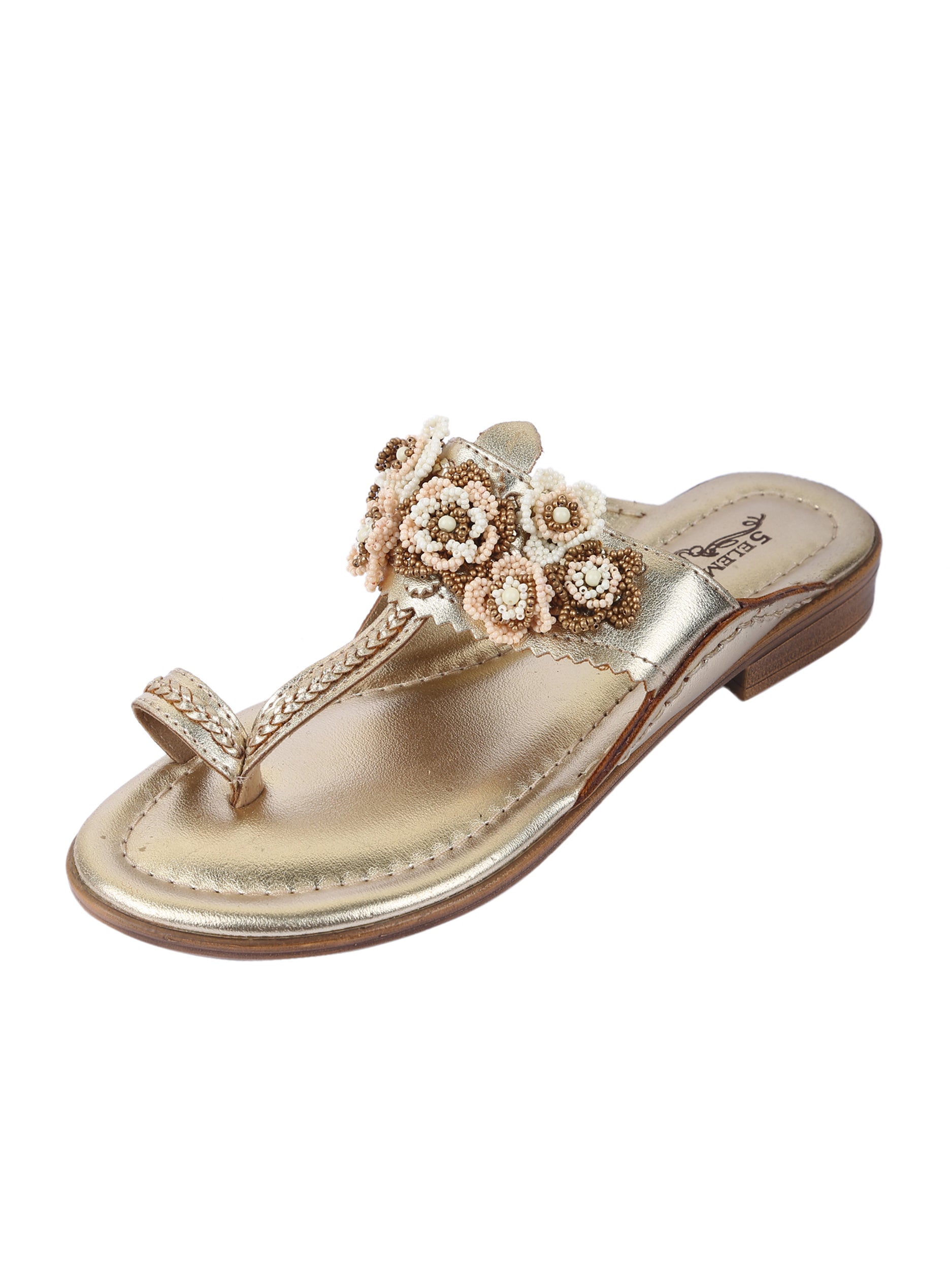 Ziba - Gold kolhapuri 5elements