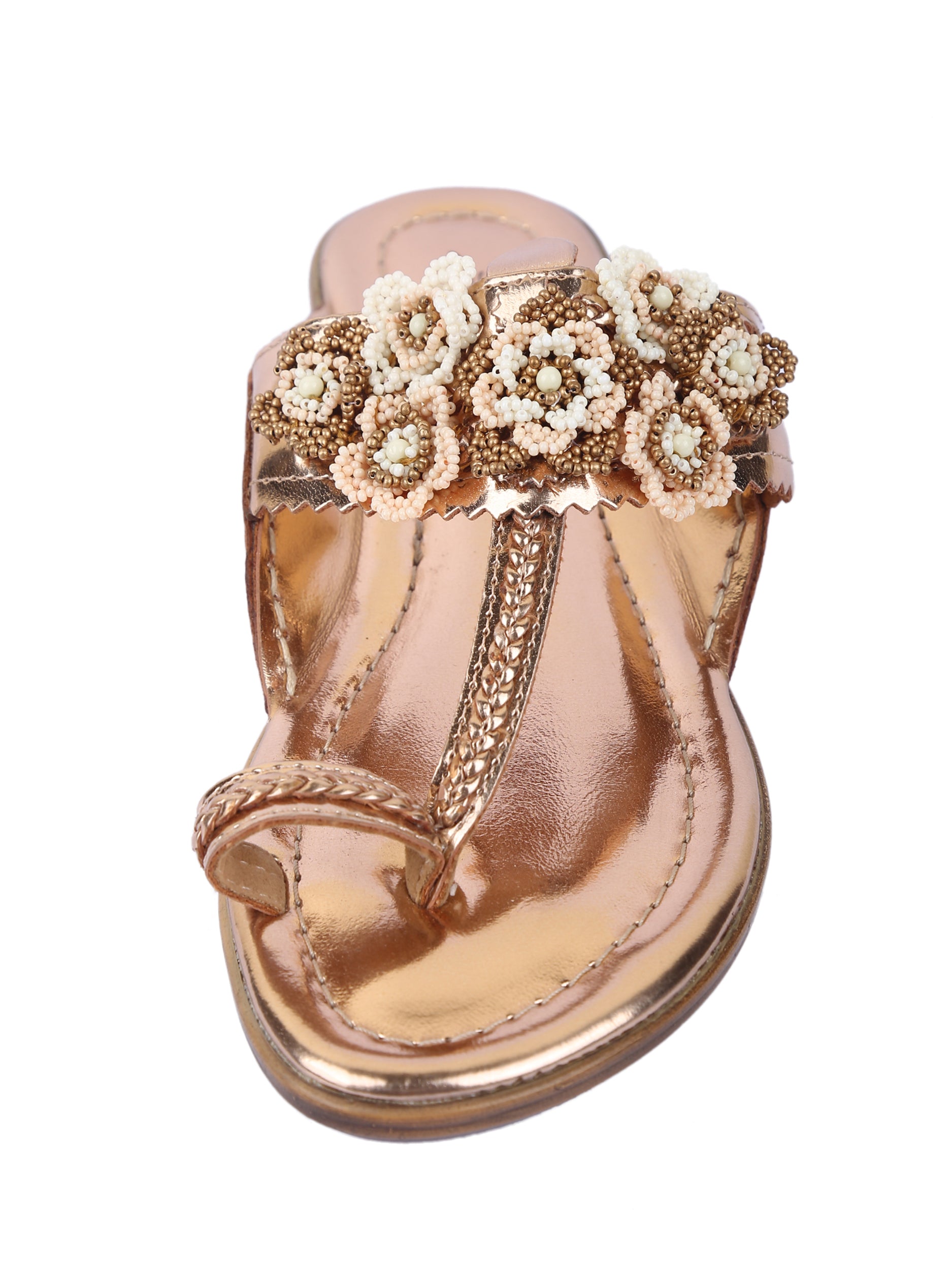 Ziba - Rosegold kolhapuri 5elements