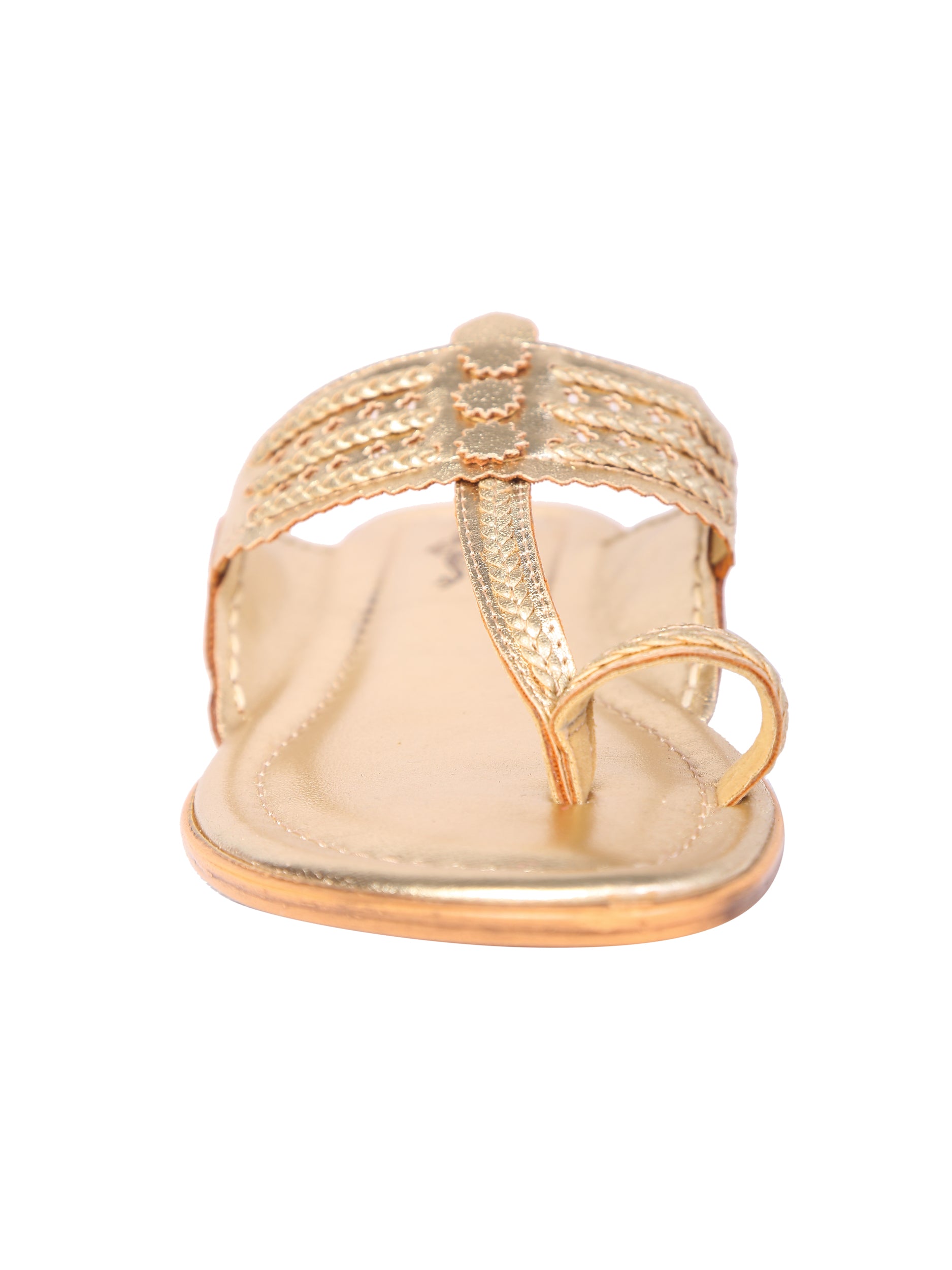 classic gold kolhapuri for women 5elements