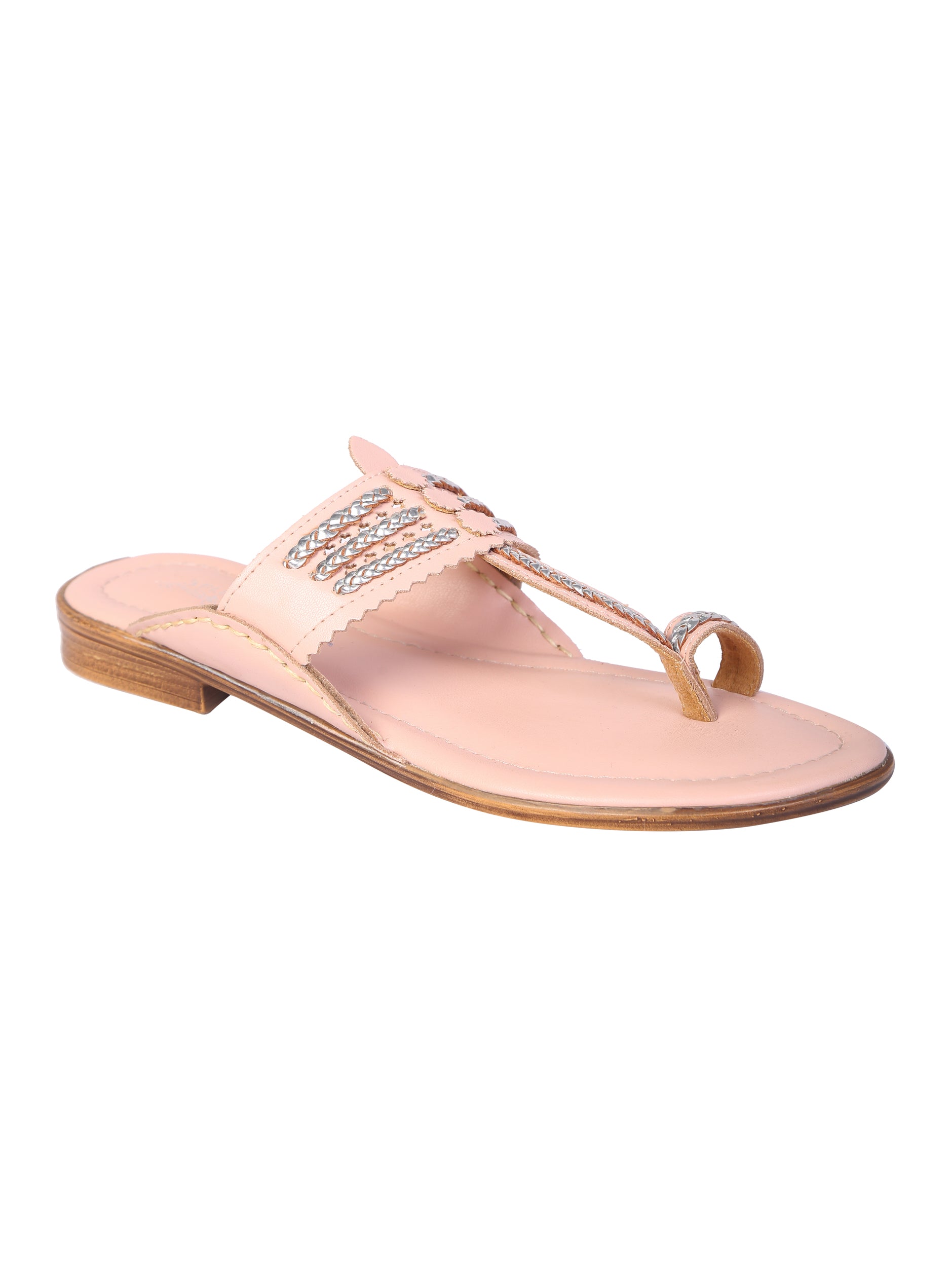 Classic Pink kolhapuri for women 5elements