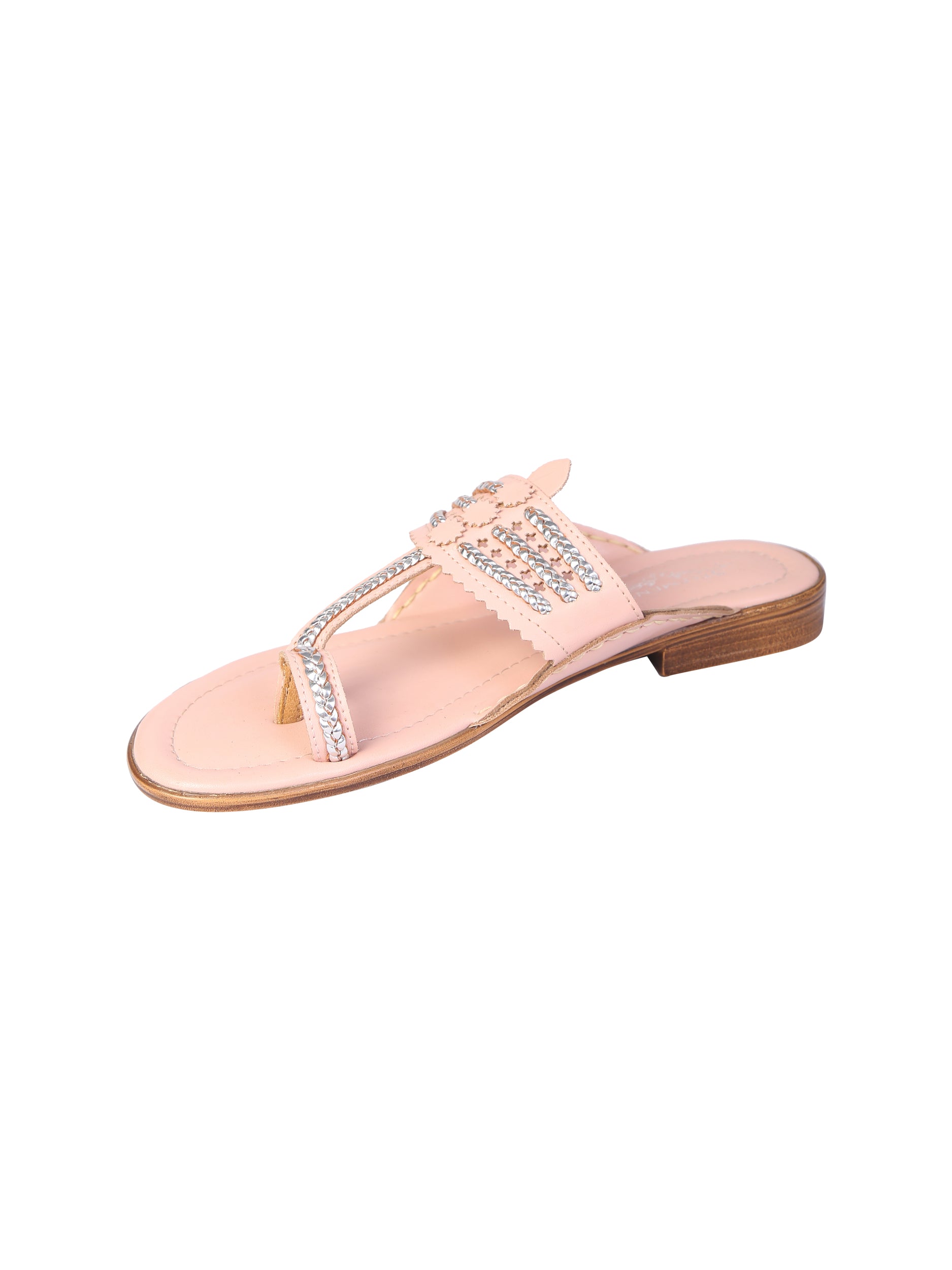 Classic Pink kolhapuri for women 5elements