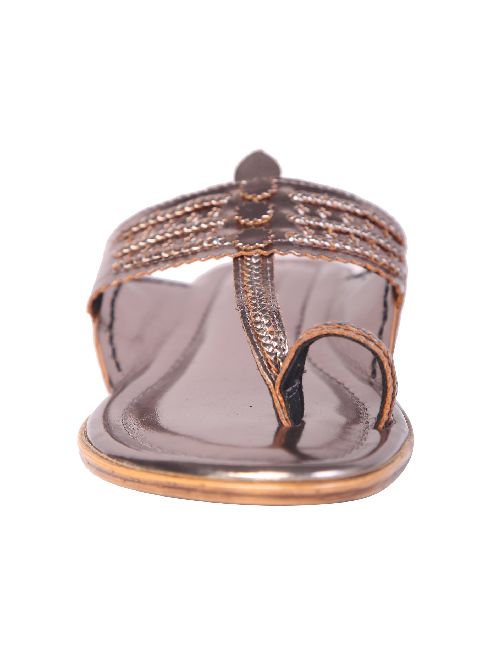 classic Pewter kolhapuri for women 5elements