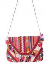 Multi Colored Bag With Embellishments
