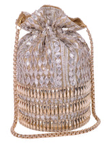 Beige Gota (potli bag) 5element