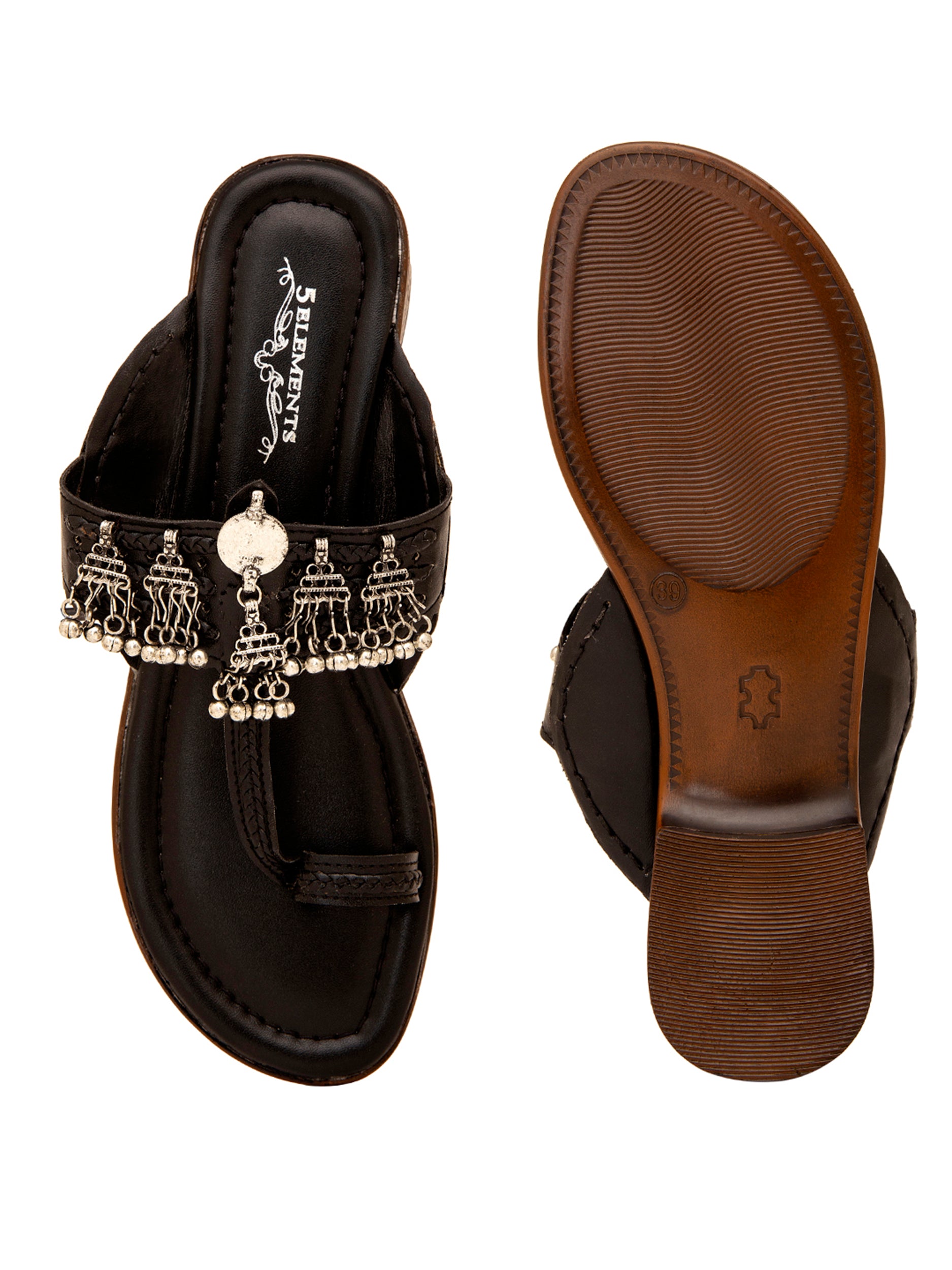 Second skin Kolhas - Black kolhapuri 5elements