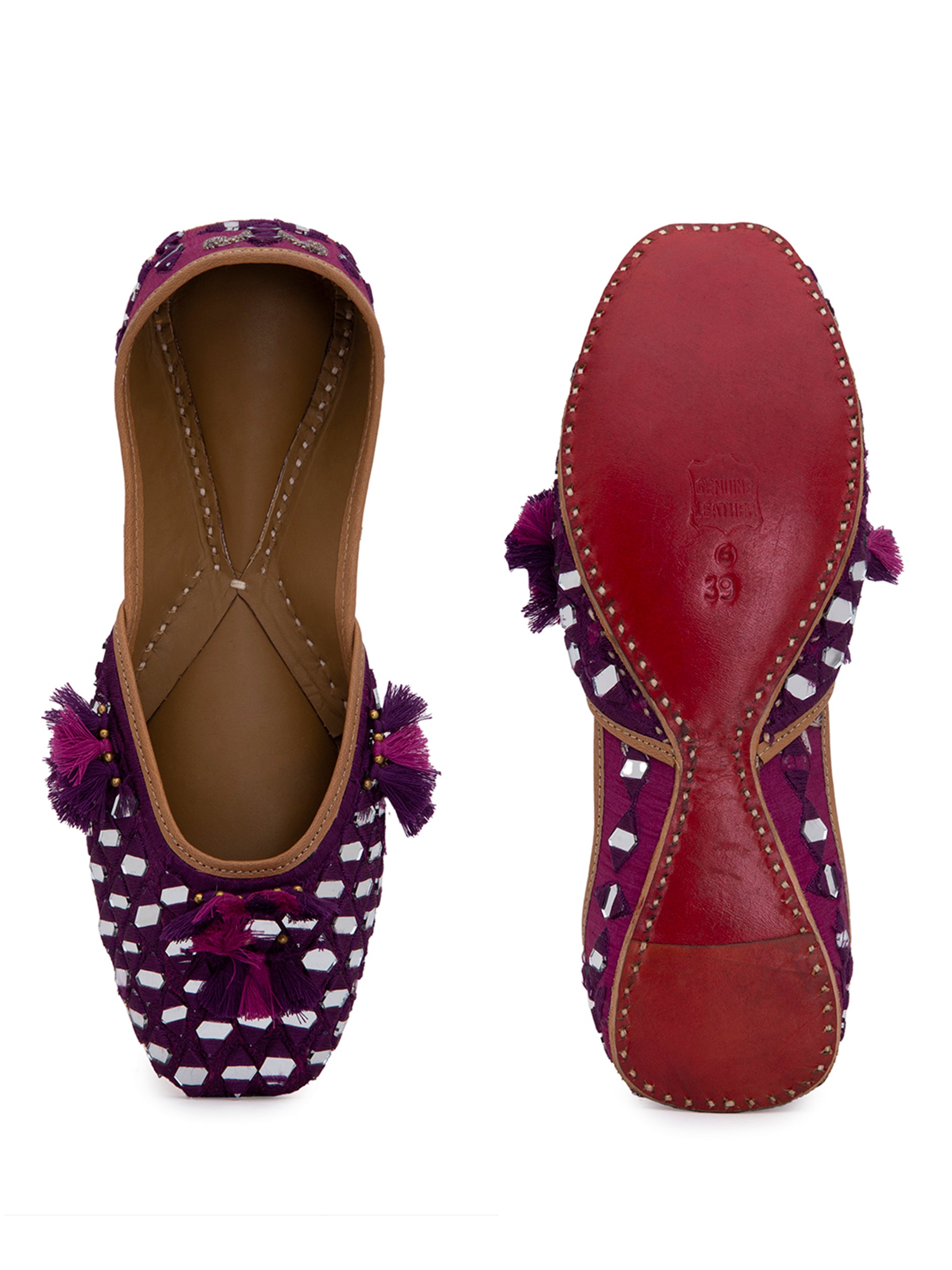 Mirror Love- Purple (jutti) 5elements