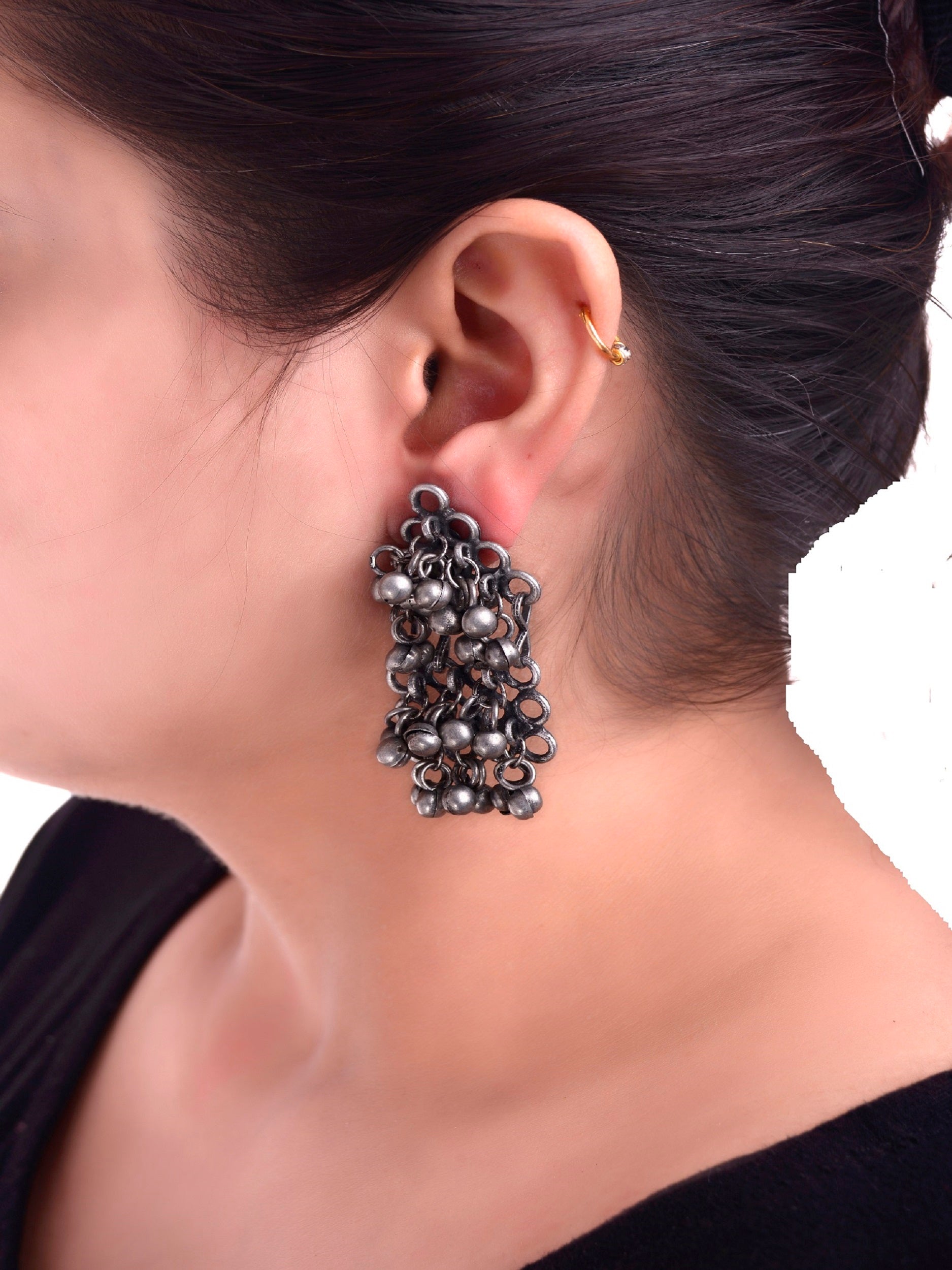 Freya Banjara Oxidised Danglers