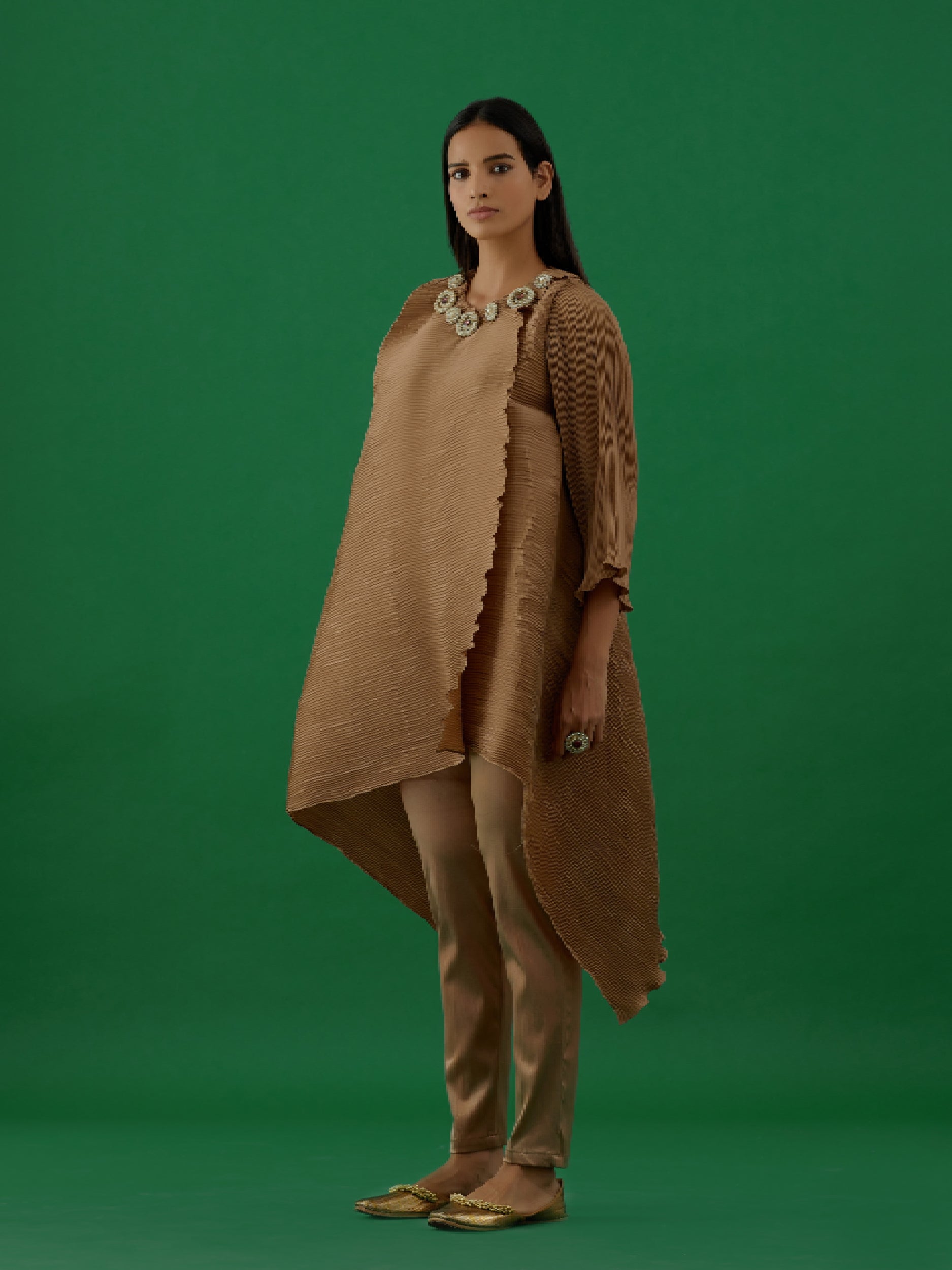 Saanvi - Brown Top - 5elements