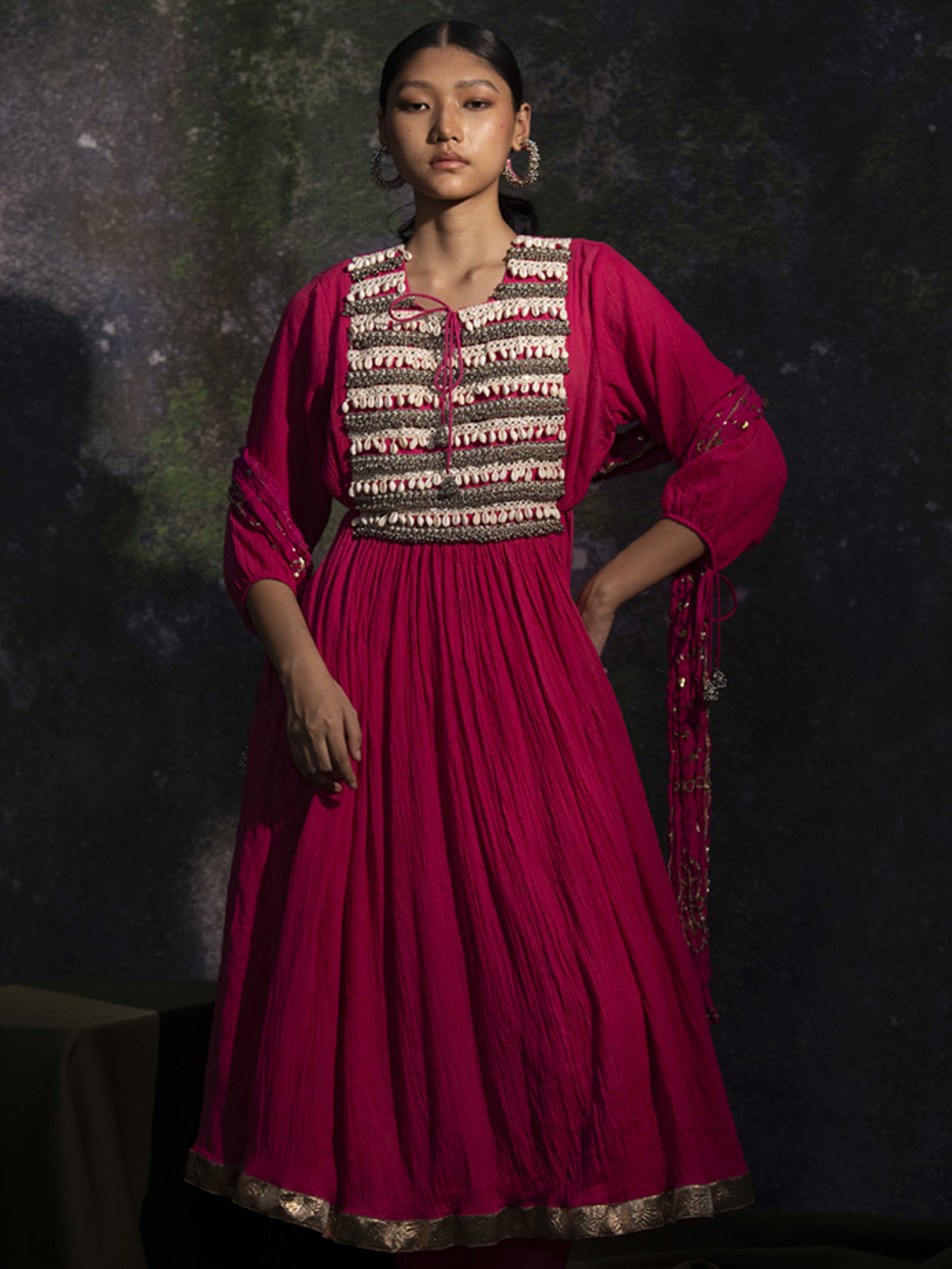 Akriti - Pink kurta Set - 5elements