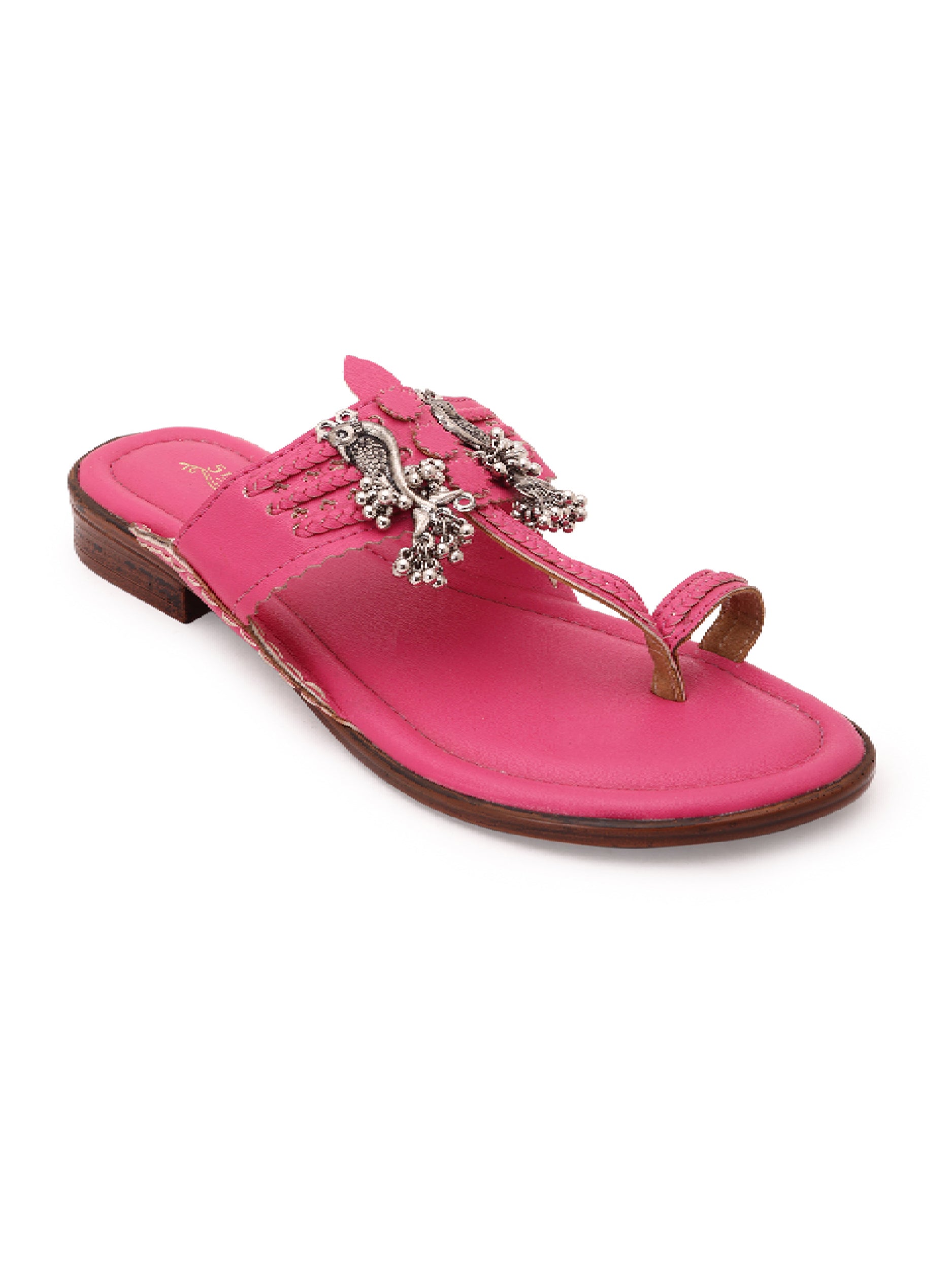 Mayoor - Pink kolhapuri 5elements