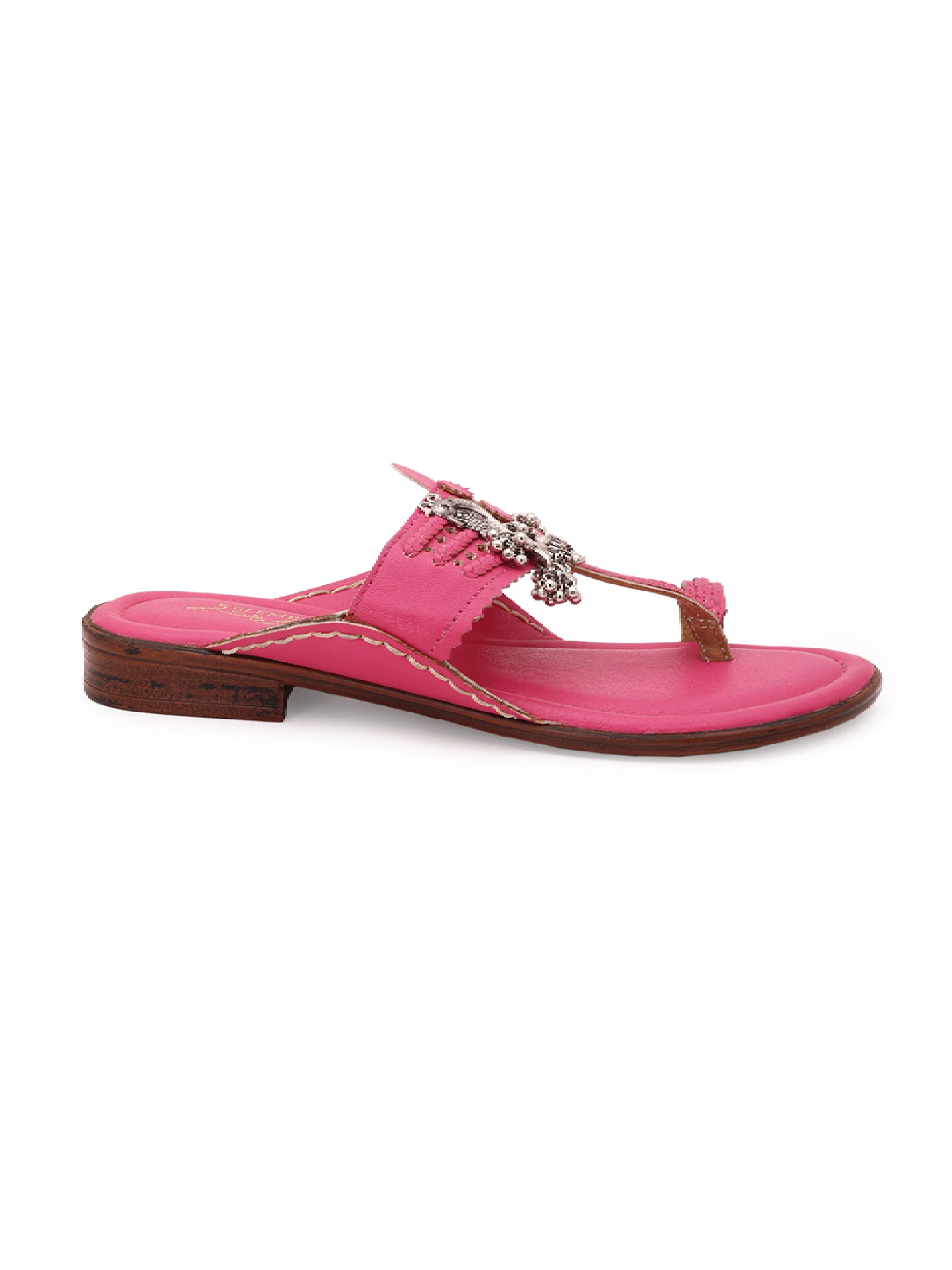 Mayoor - Pink kolhapuri 5elements