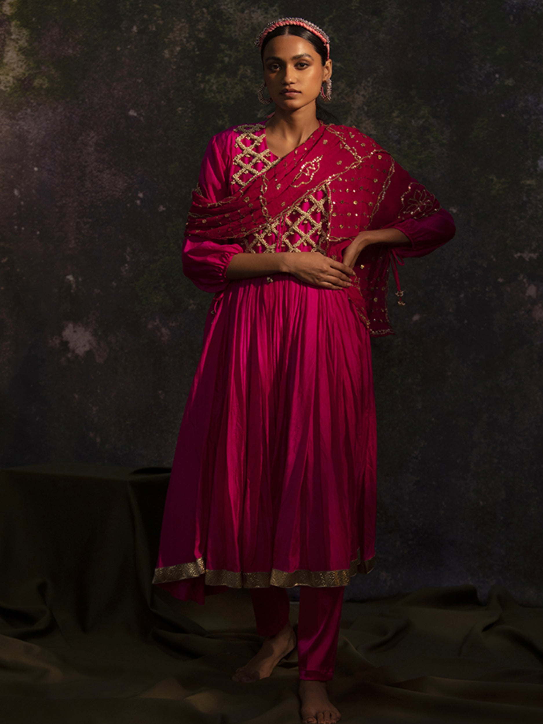 Somya - Pink kurta Set - 5elements