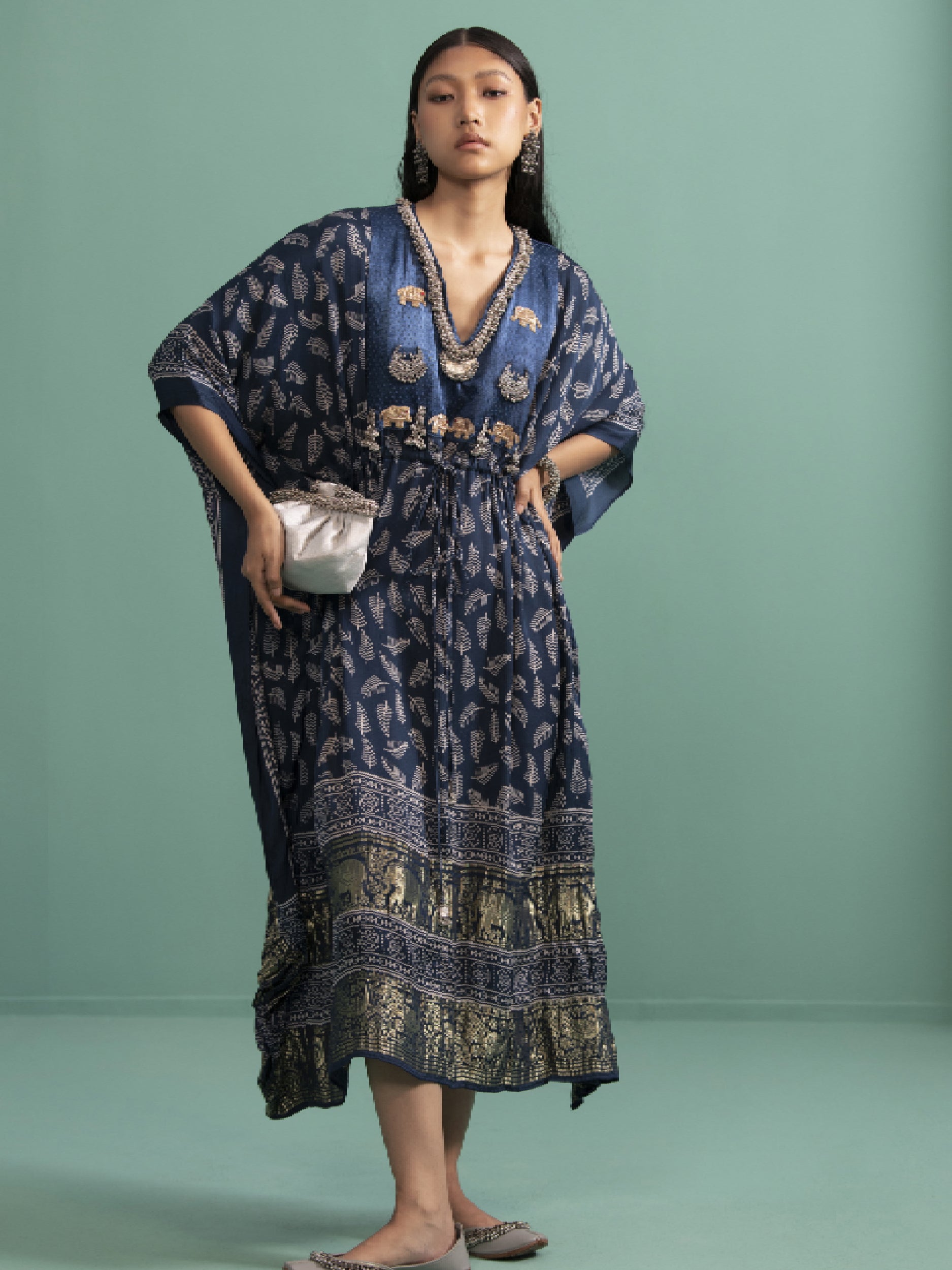 Tejaswani - Blue (kaftan) - 5elements