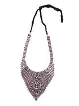 Omaira Oxidised Contemporary Necklace - 5elements