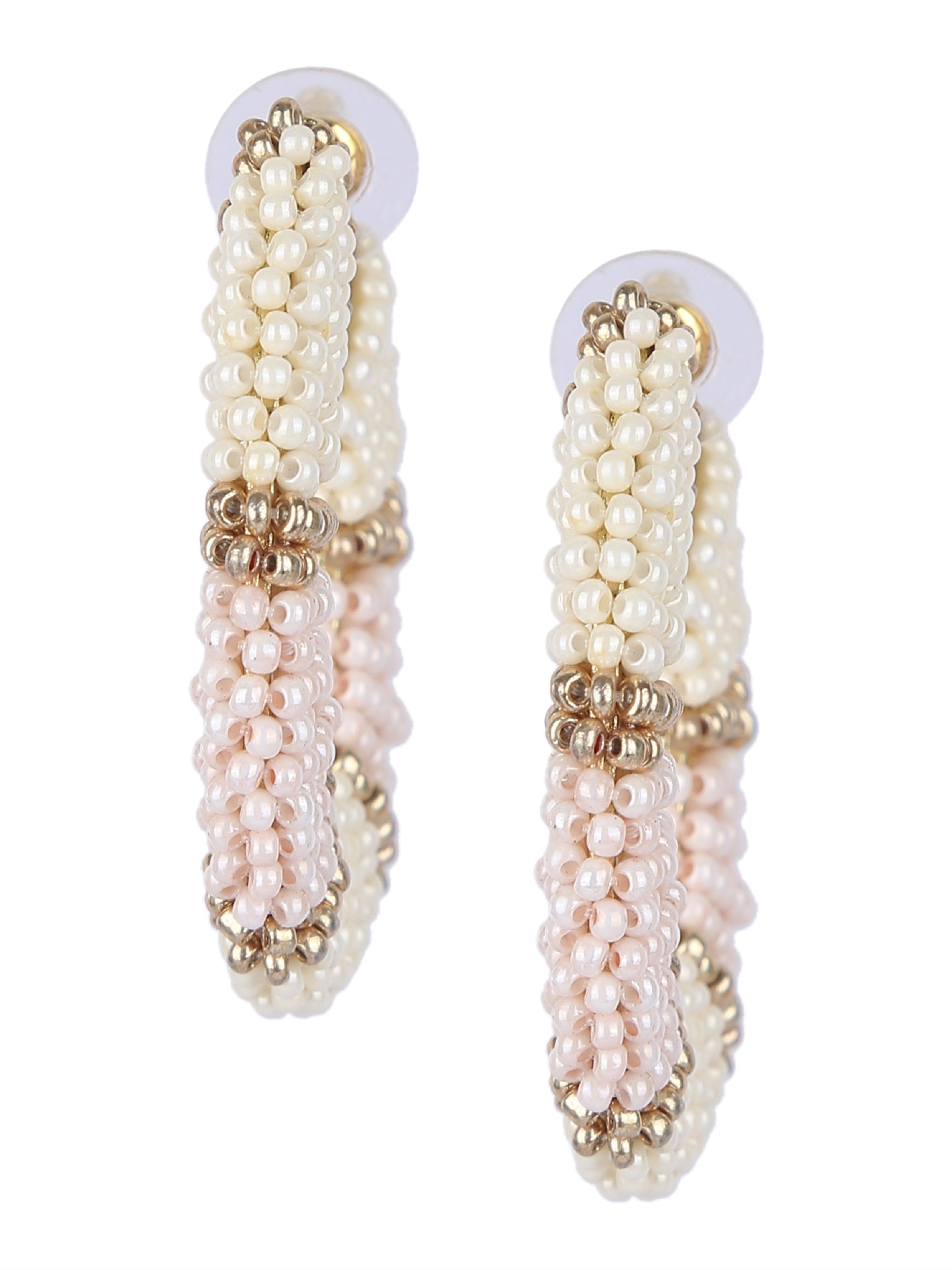 Oval Earrings - white - 5elements