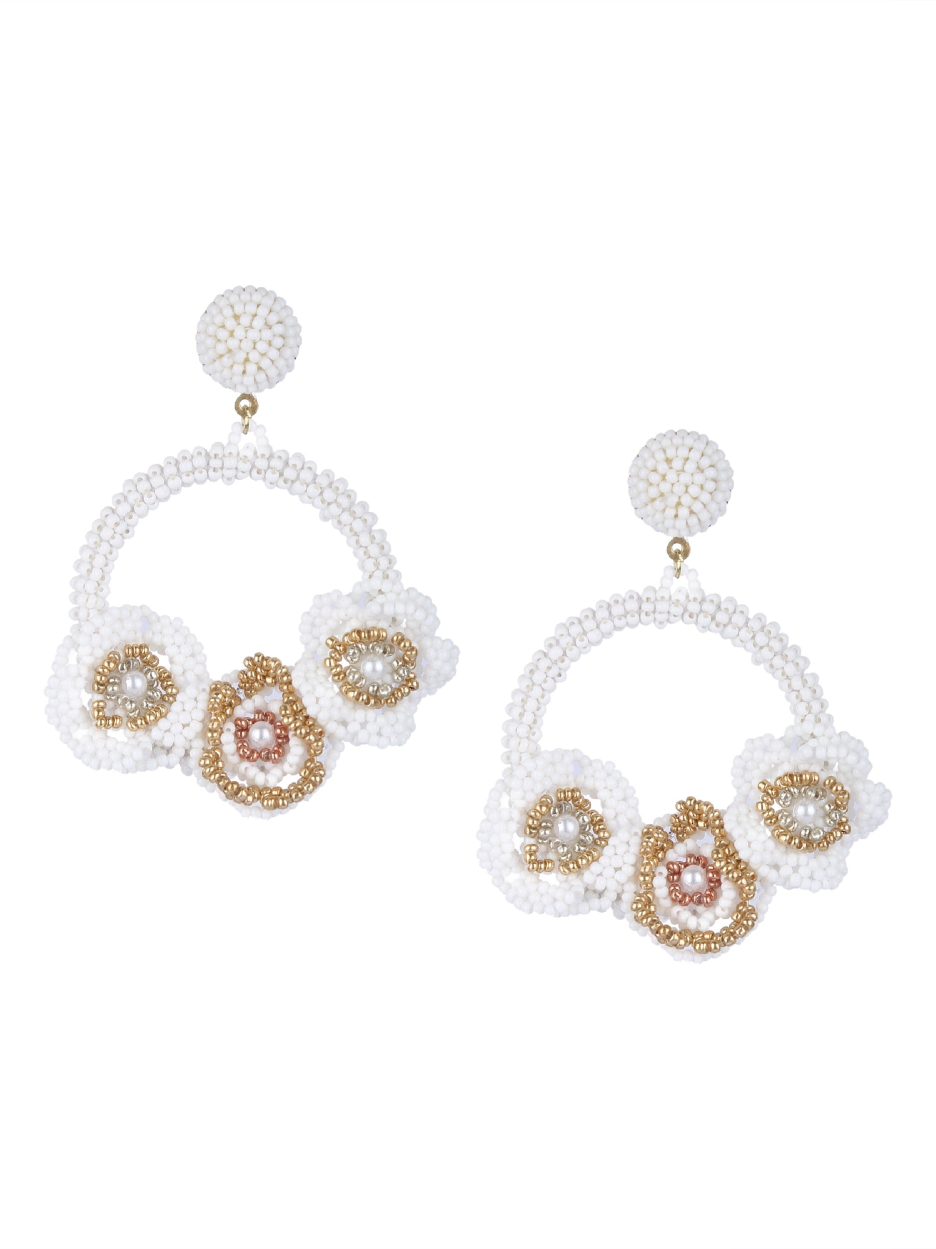 Riti Earrings- white - 5elements